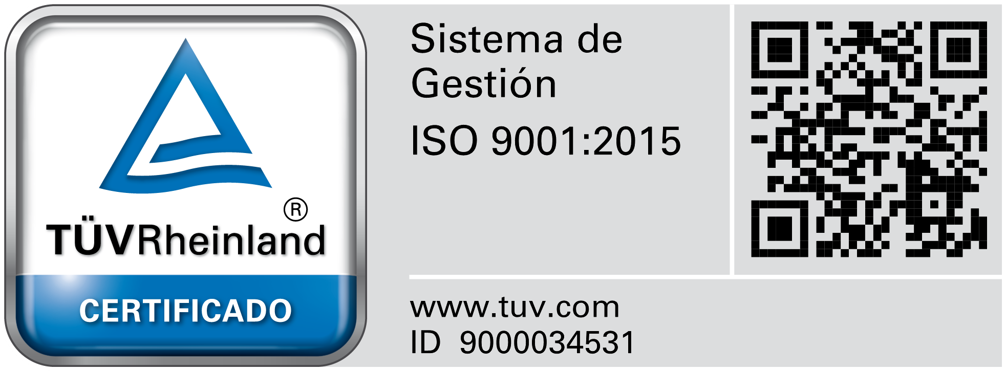 Certificación TÜV Rheinland